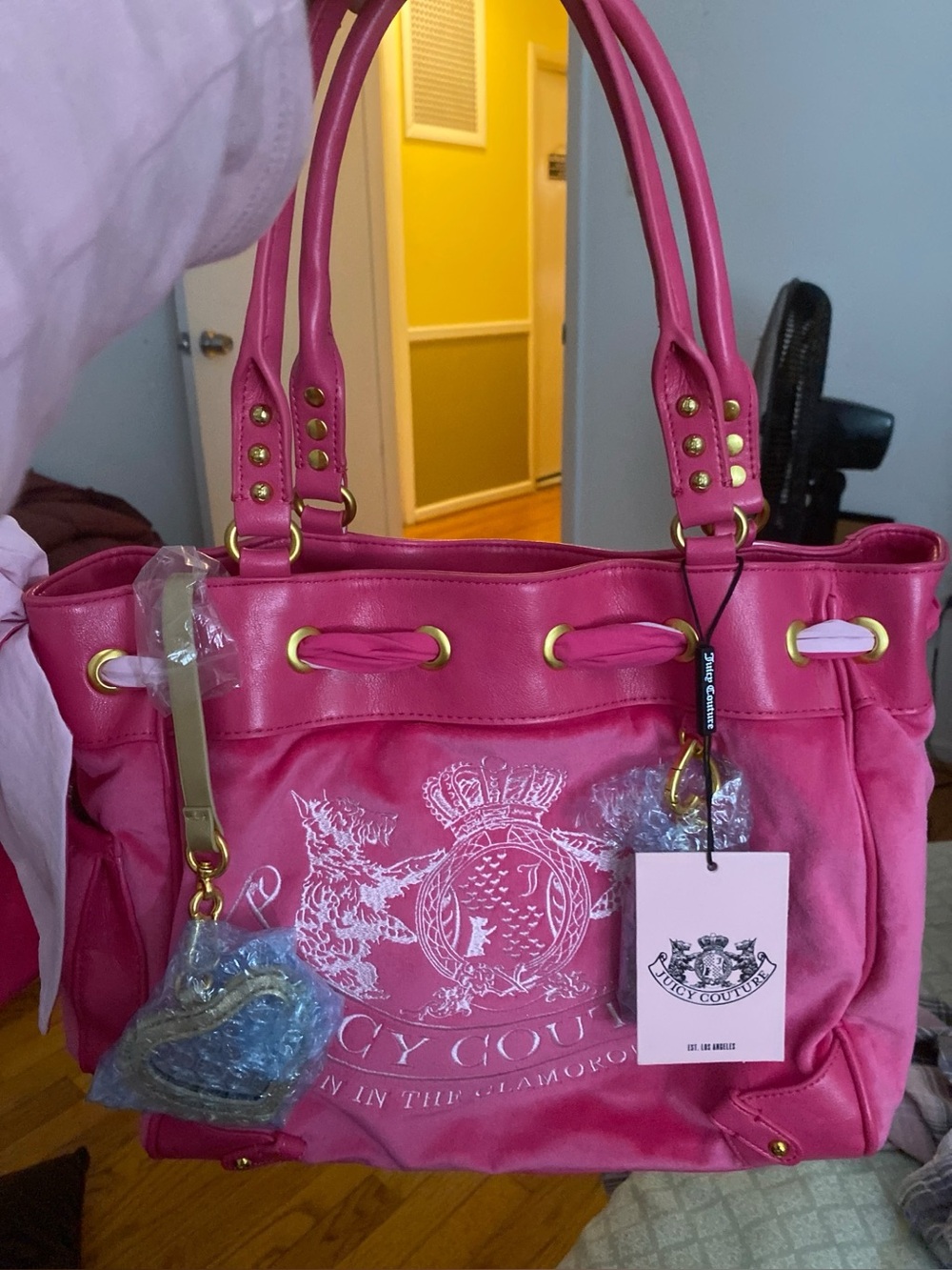 UK Juicy Couture Pink Bag NWT